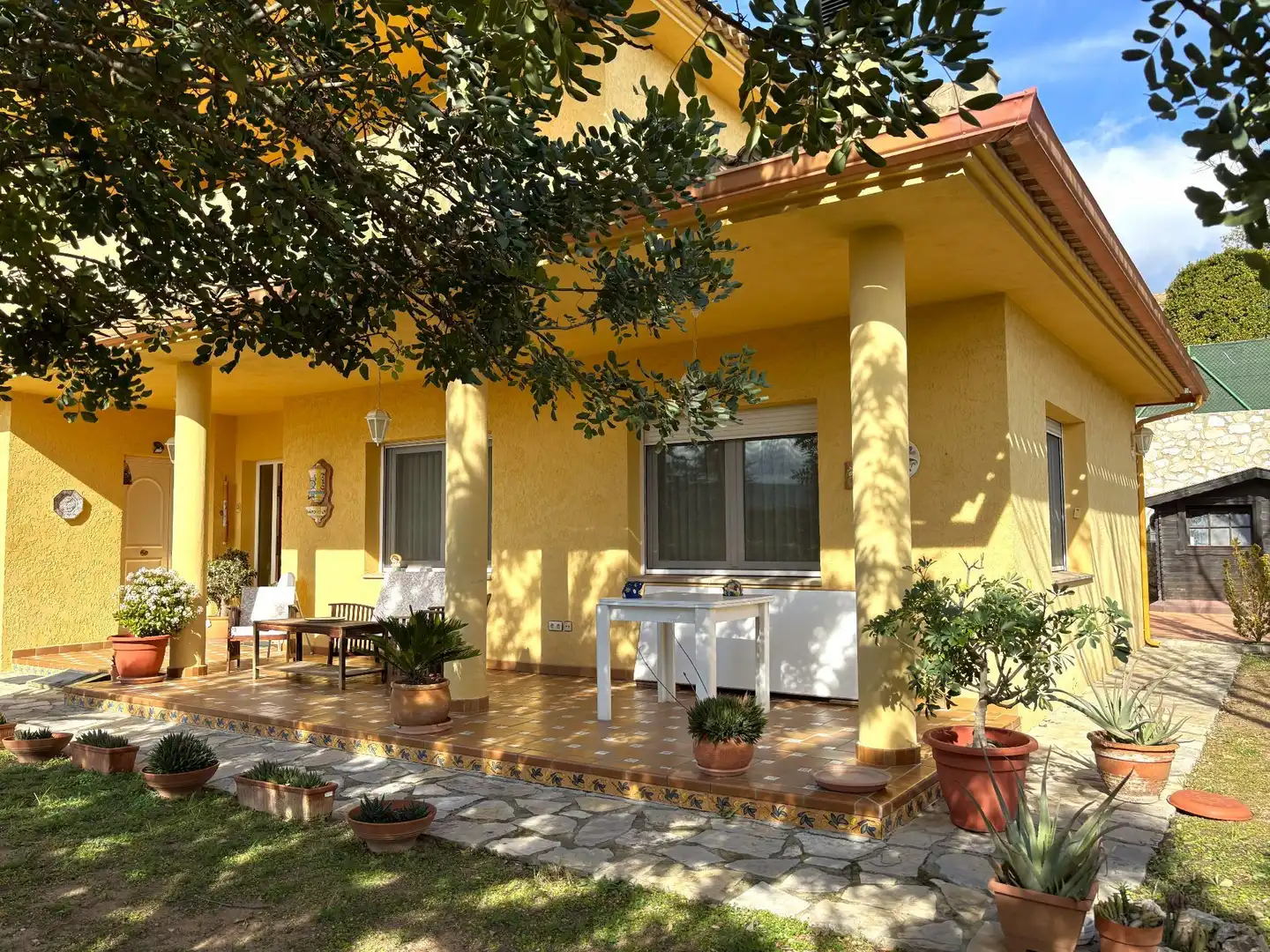 Jardí de Casa o xalet en venda en Ontinyent amb Calefacció, Jardí privat i Terrassa