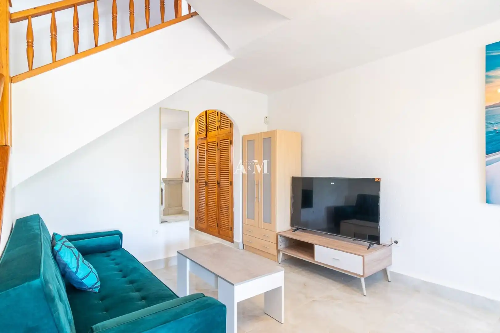 Living room of Houses for rent in Orihuela  with Air Conditioner, Private garden and Terrace