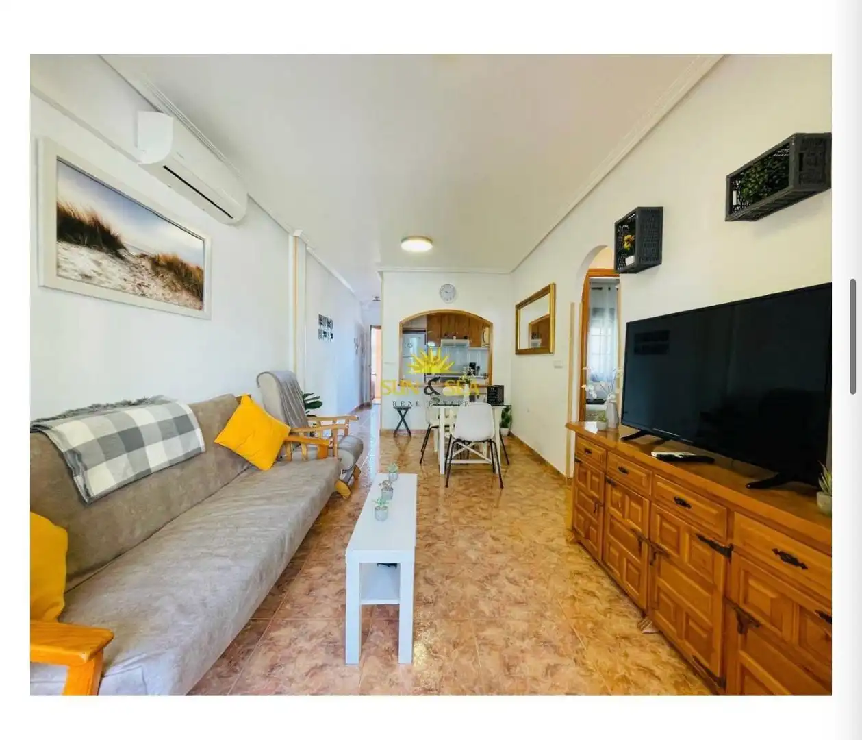 Sala de estar de Apartamento en venta en Los Alcázares