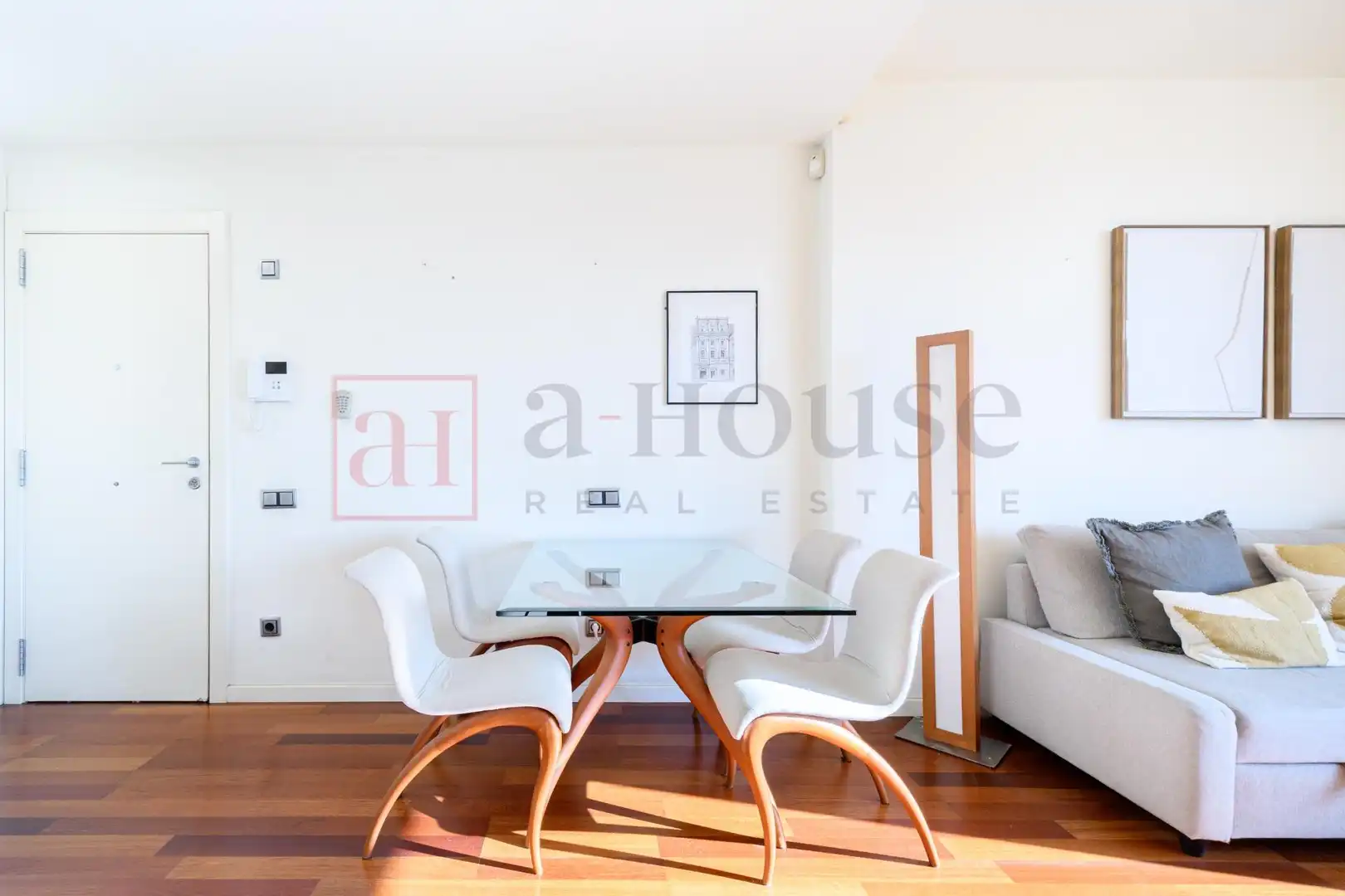 Sala de estar de Ático en venta en Barcelona con Aire acondicionado, Calefacción y Parquet