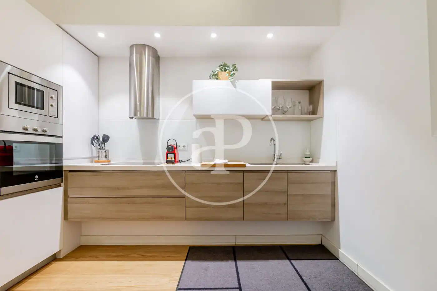 Küche von Wohnung zur Miete in Madrid mit Klimaanlage, Heizung und Möbliert