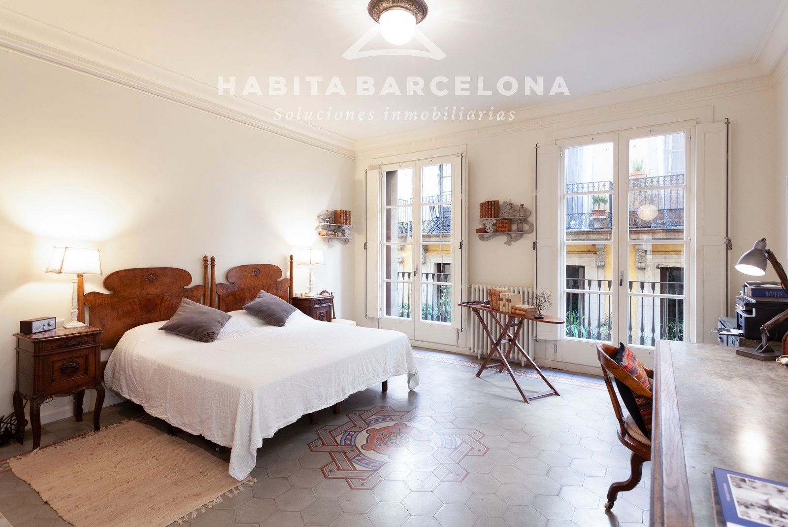 Bedroom of Flat to rent in  Barcelona Capital  with Heating, Oven and Balcony