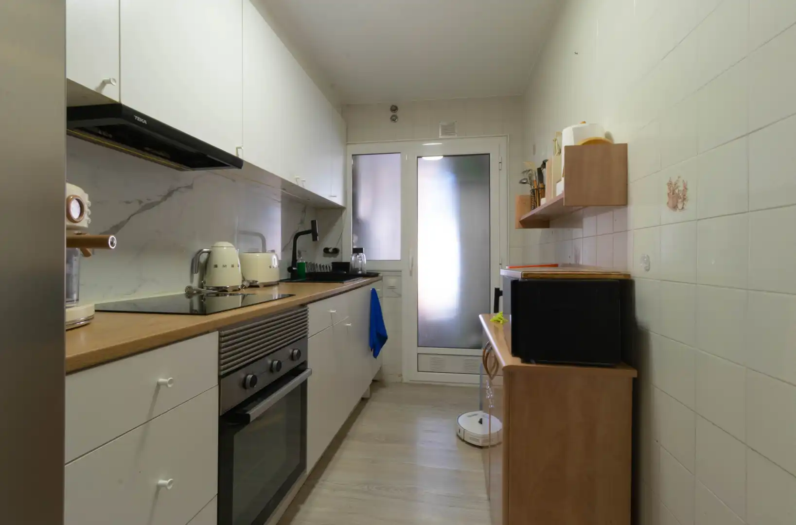 Küche von Maisonette zum Verkauf in Sant Adrià de Besòs mit Klimaanlage, Heizung und Ofen