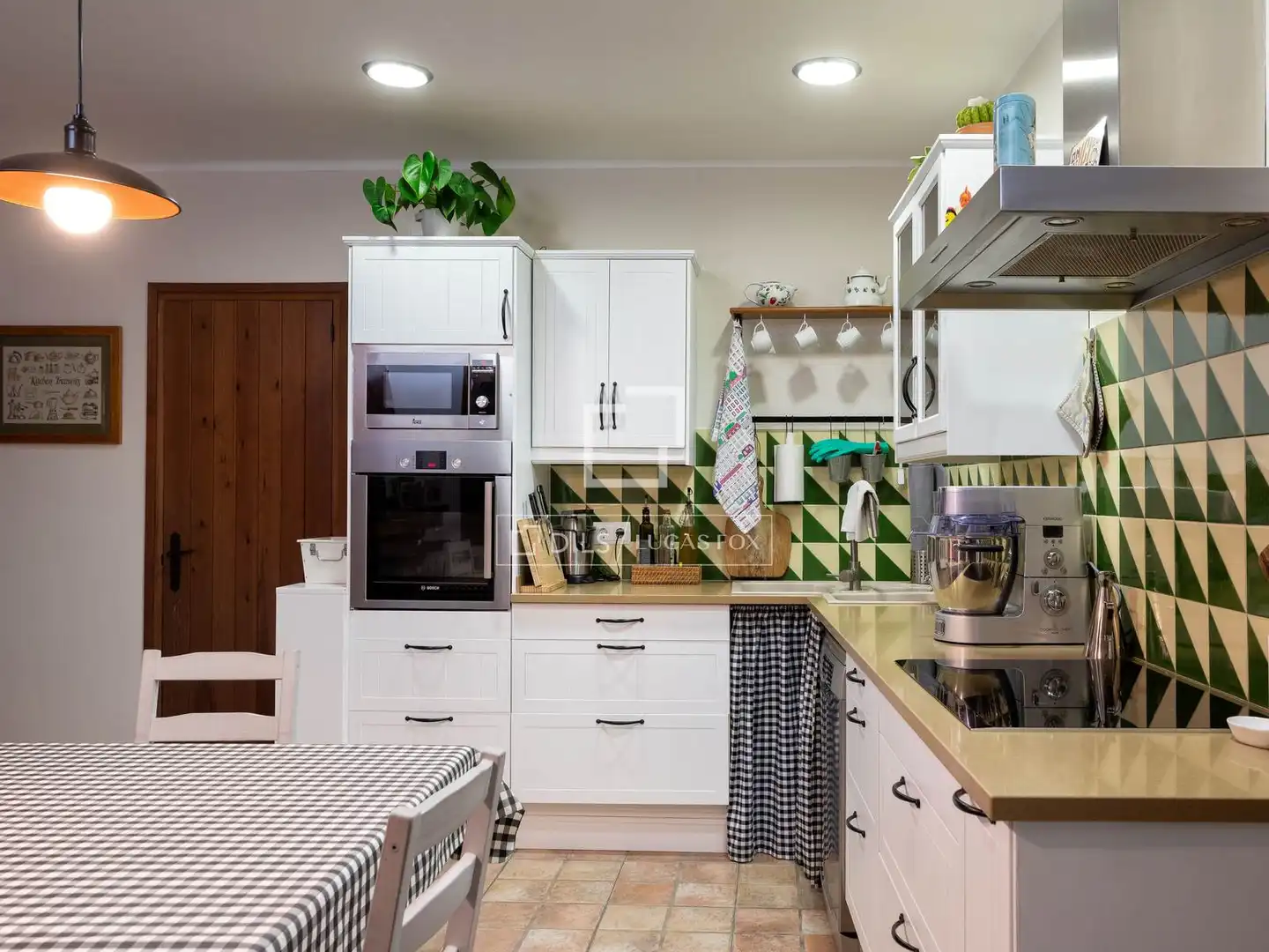 Cocina de Finca rústica en venta en Arbúcies con Aire acondicionado, Calefacción y Jardín privado
