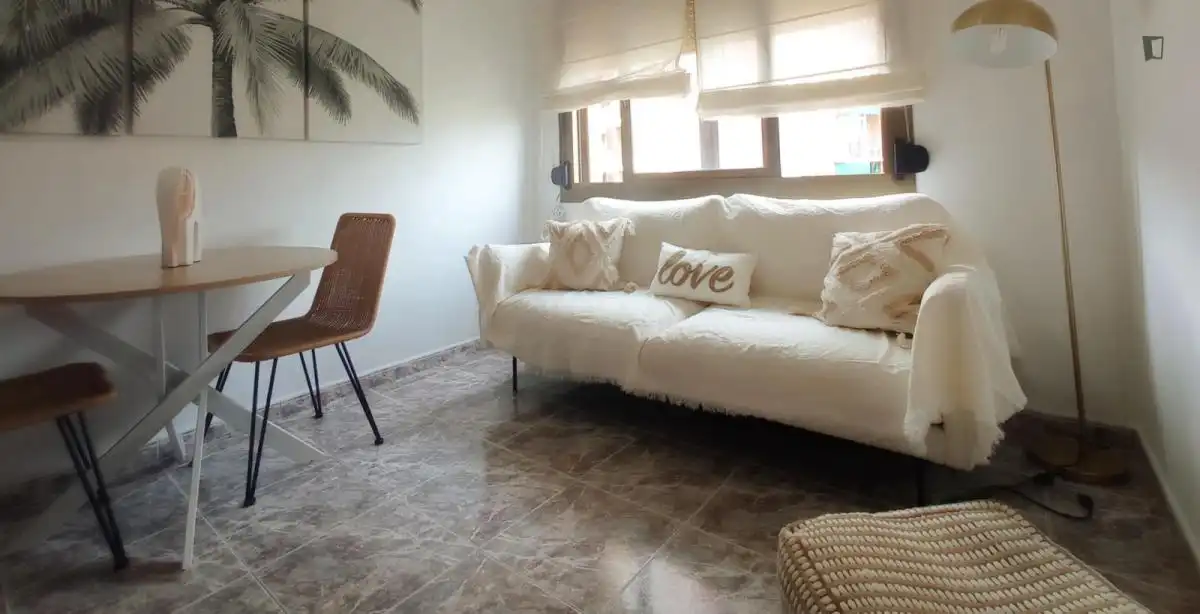 Sala d'estar de Apartament de lloguer en Barcelona amb Moblat, Forn i Rentadora
