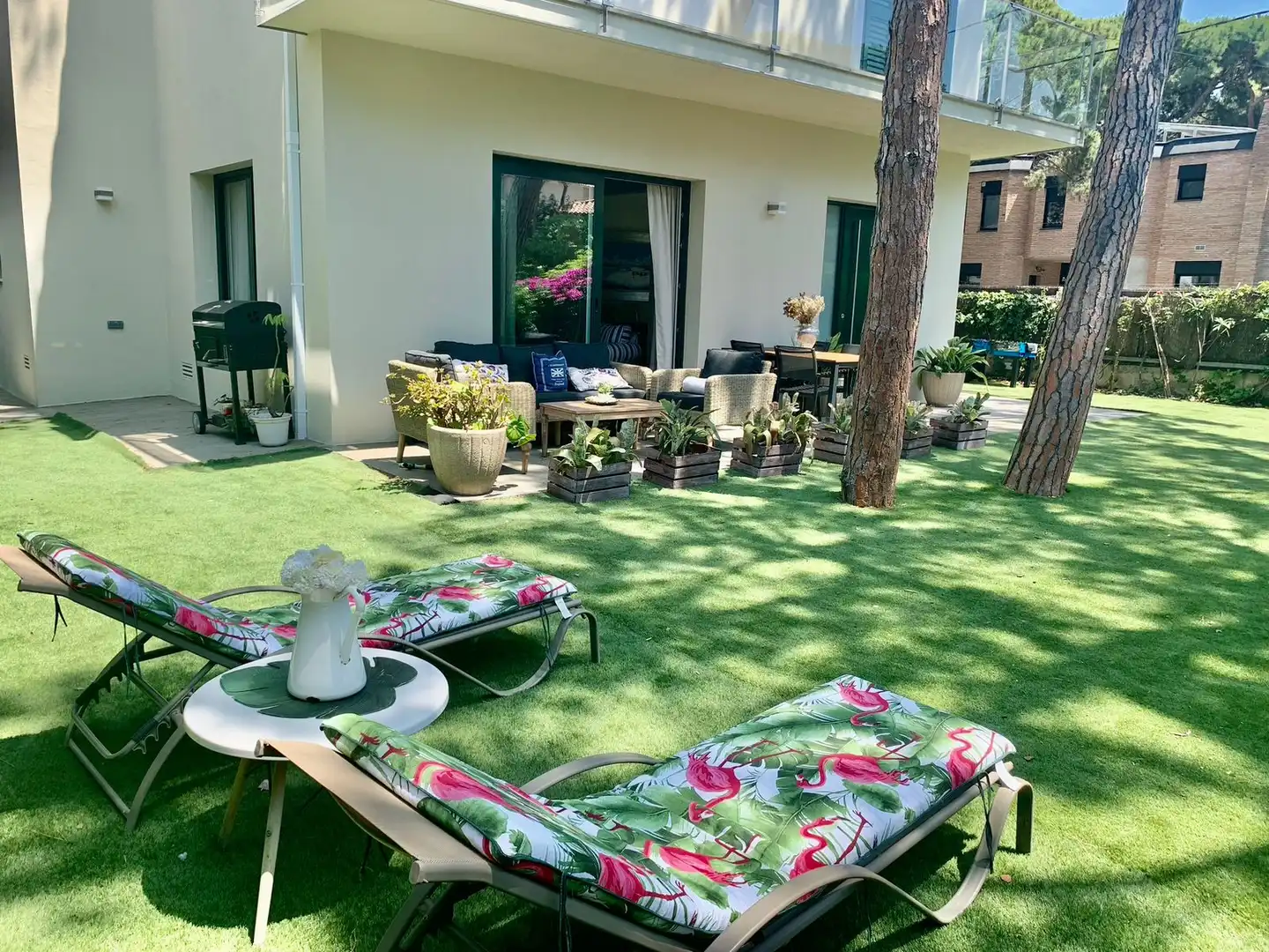 Terrace of Houses for rent in Castelldefels  with Air Conditioner, Heating and Private garden