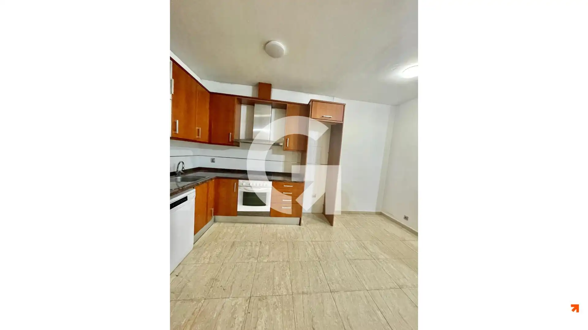 Kitchen of Flat for sale in Mataró  with Heating, Oven and Washing machine