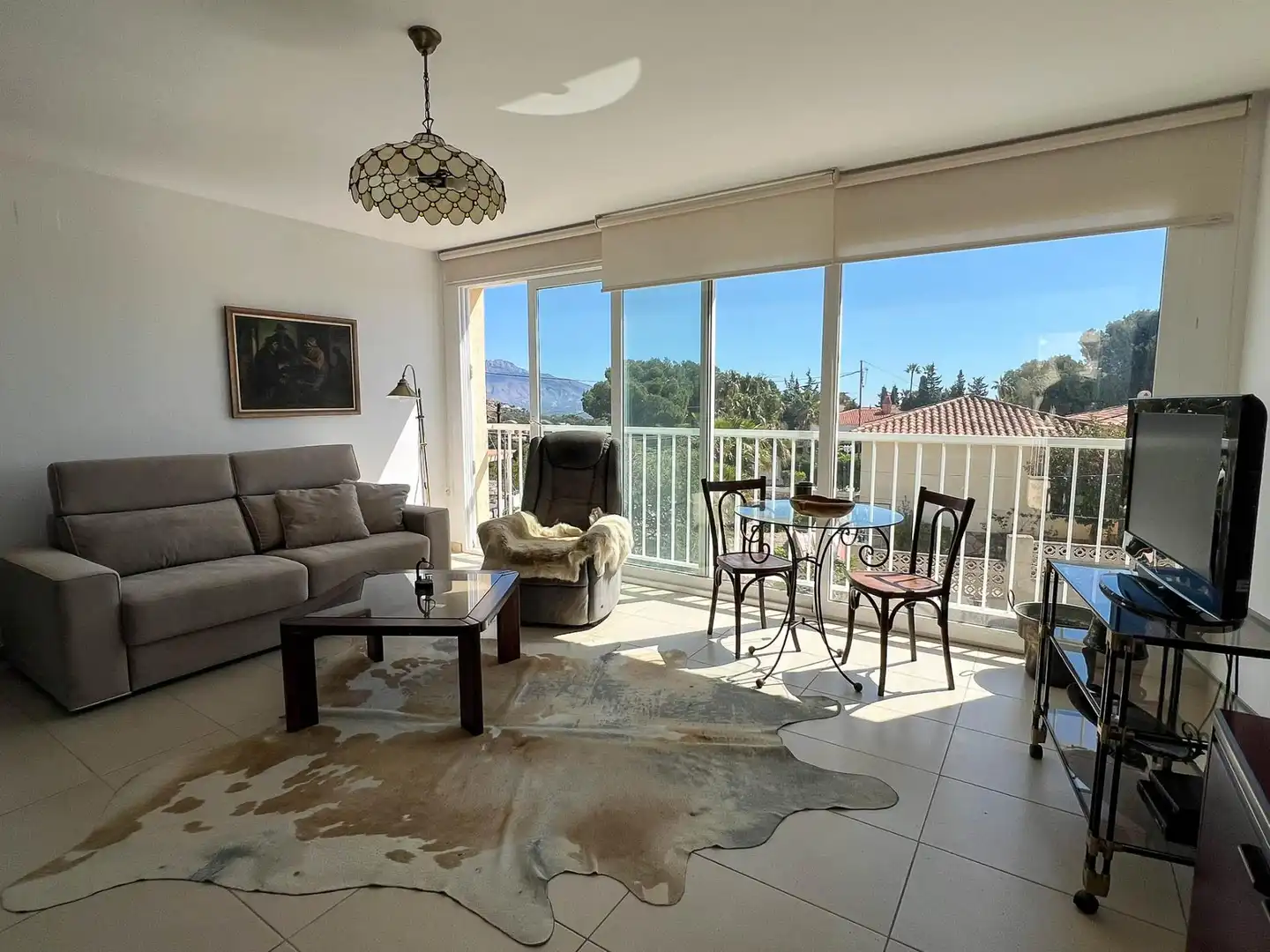 Sala de estar de Casa o chalet en venta en La Nucia con Aire acondicionado, Calefacción y Jardín privado