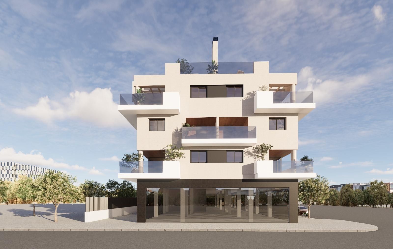 Vista exterior de Piso en venta en  Murcia Capital con Aire acondicionado, Calefacción y Terraza