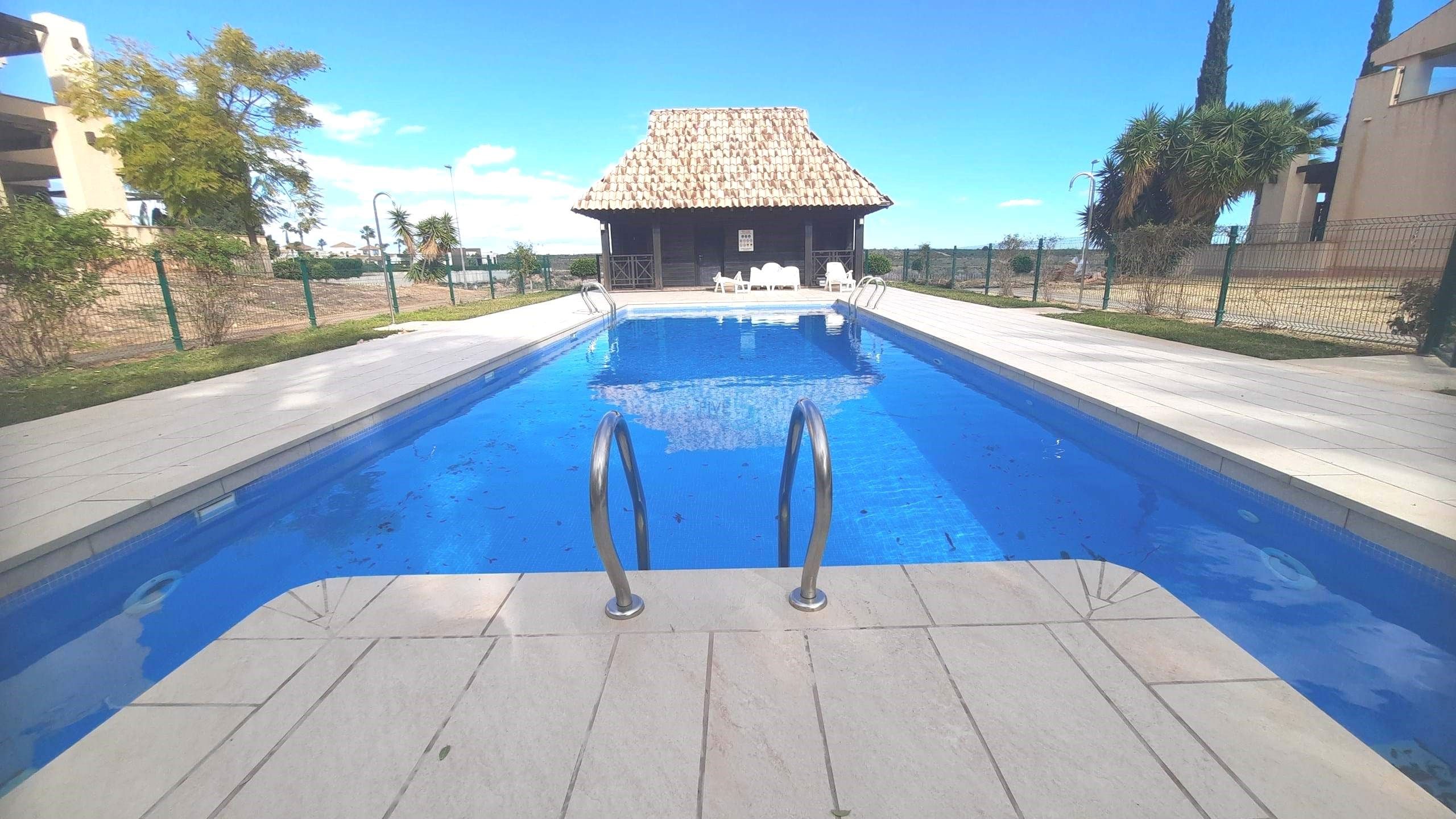 Swimming pool of Flat for sale in Fuente Álamo de Murcia  with Air Conditioner, Heating and Terrace