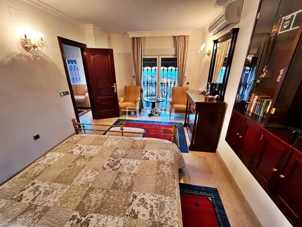 Bedroom of Houses for rent in Málaga  with Air Conditioner, Heating and Private garden