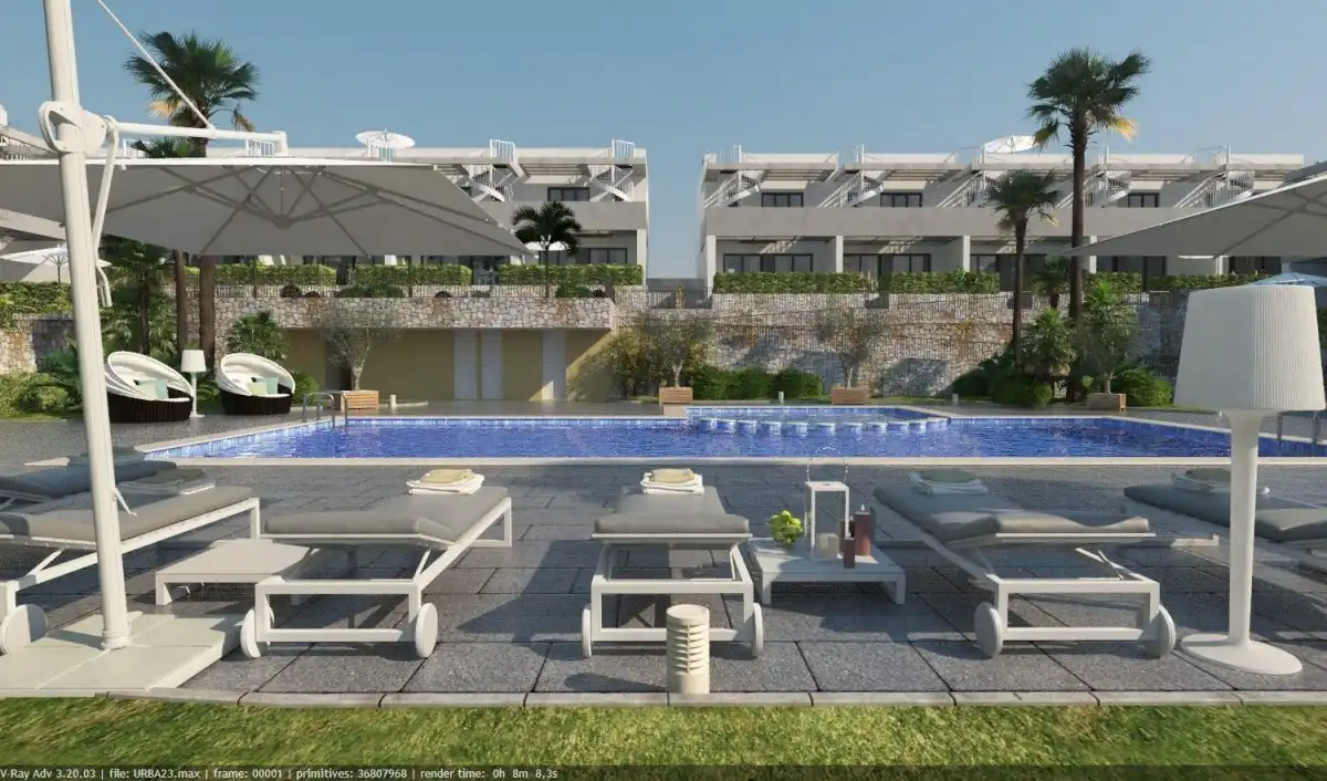 Piscina de Piso en venta en Elche / Elx con Aire acondicionado, Jardín privado y Parquet
