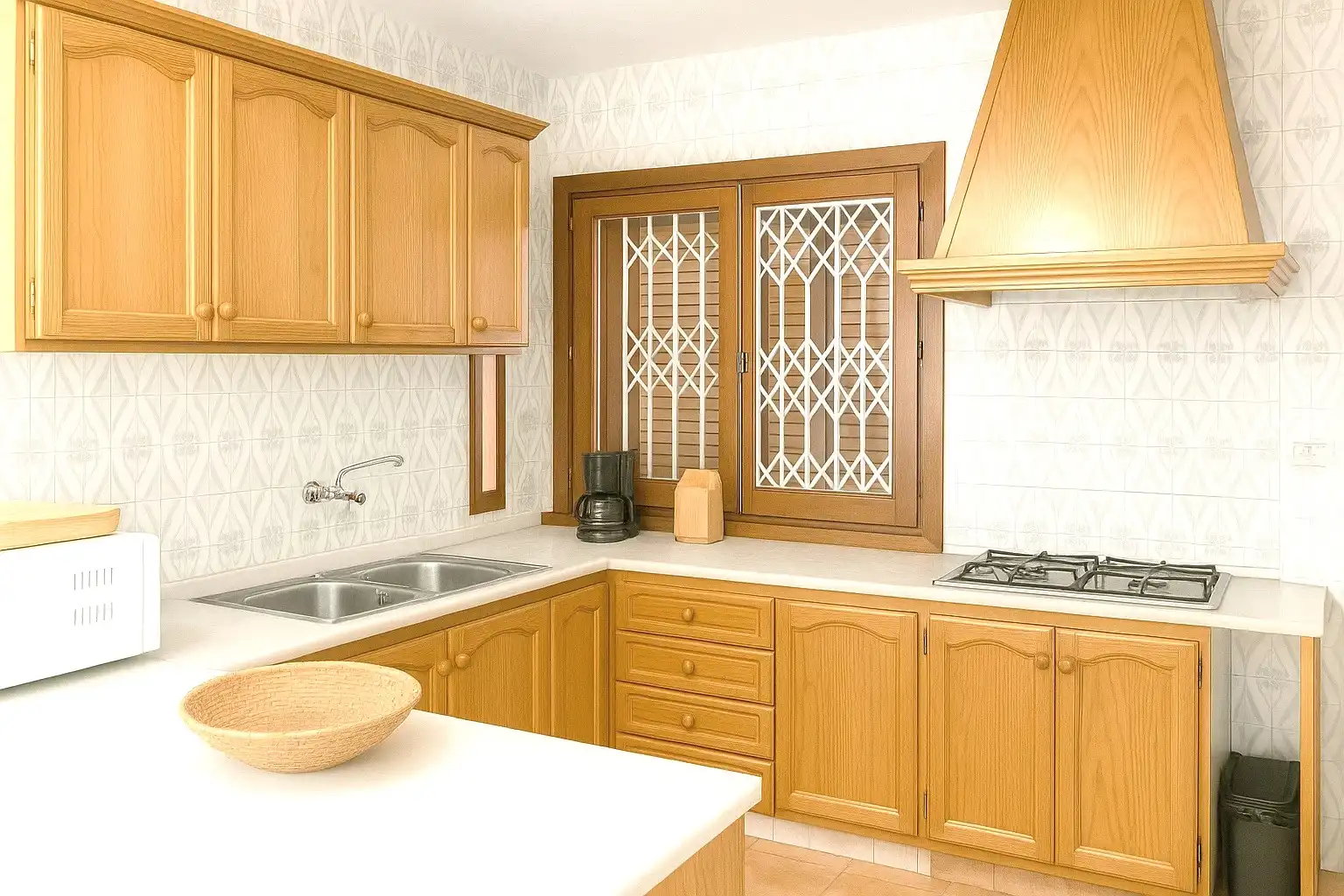 Küche von Haus oder Chalet zur Miete in Peñíscola / Peníscola mit Privatgarten, Terrasse und Möbliert