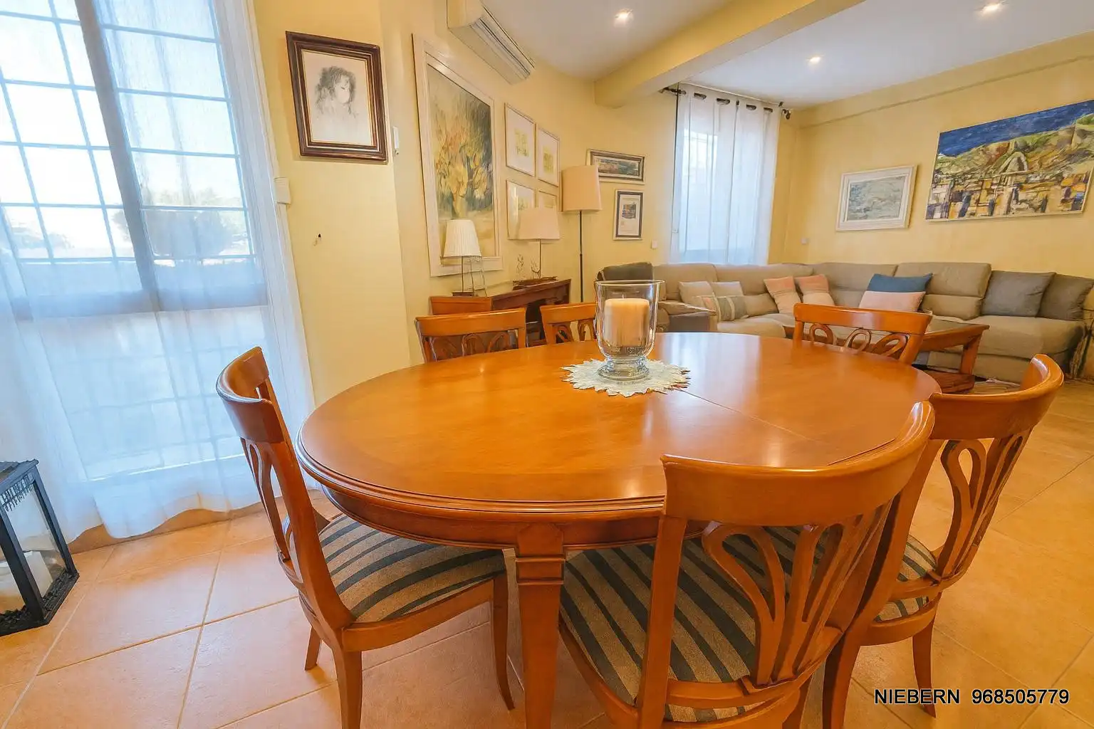 Comedor de Casa o chalet en venta en Cartagena con Aire acondicionado, Calefacción y Jardín privado