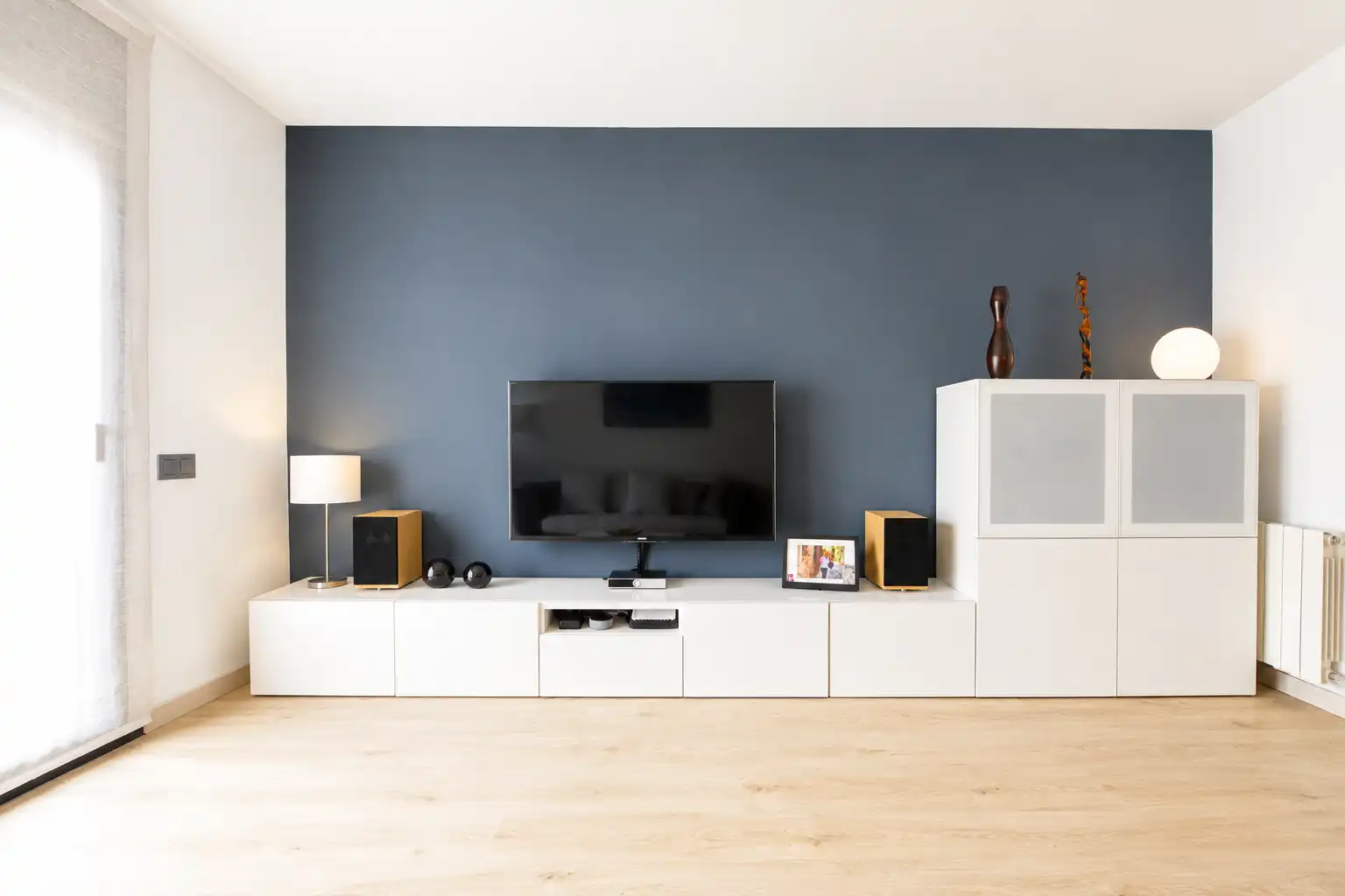 Sala de estar de Piso en venta en Santa Coloma de Gramenet con Aire acondicionado, Calefacción y Terraza