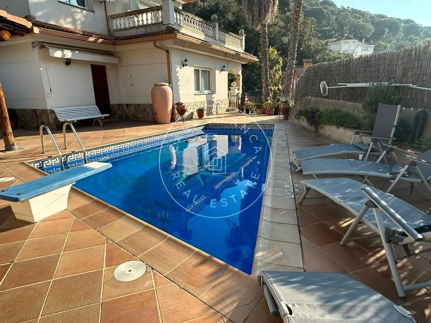 Swimming pool of Houses for sale in Lloret de Mar  with Air Conditioner, Heating and Private garden