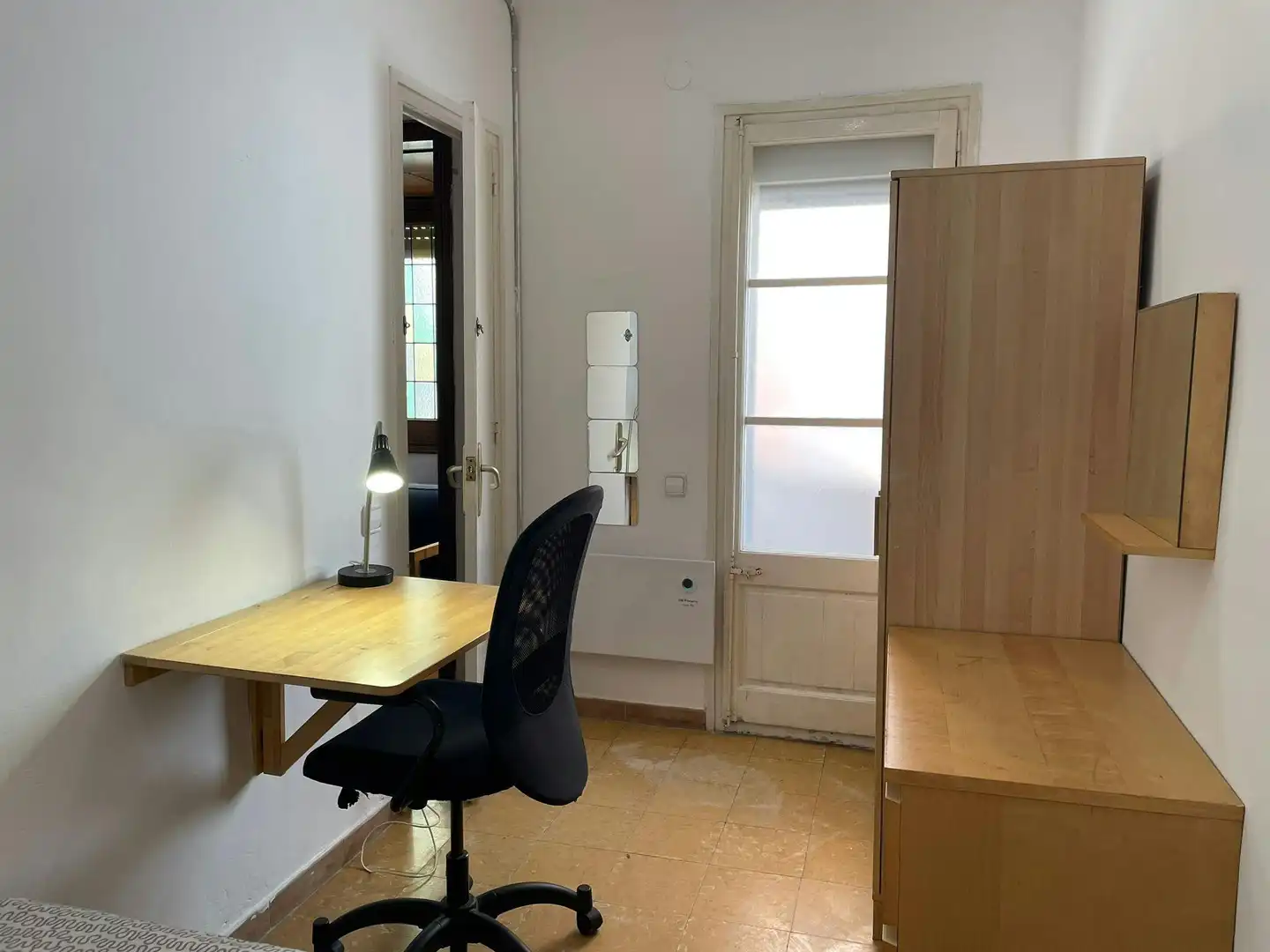 Bedroom of Flat for share in Barcelona  with Heating, Furnished and Washing machine