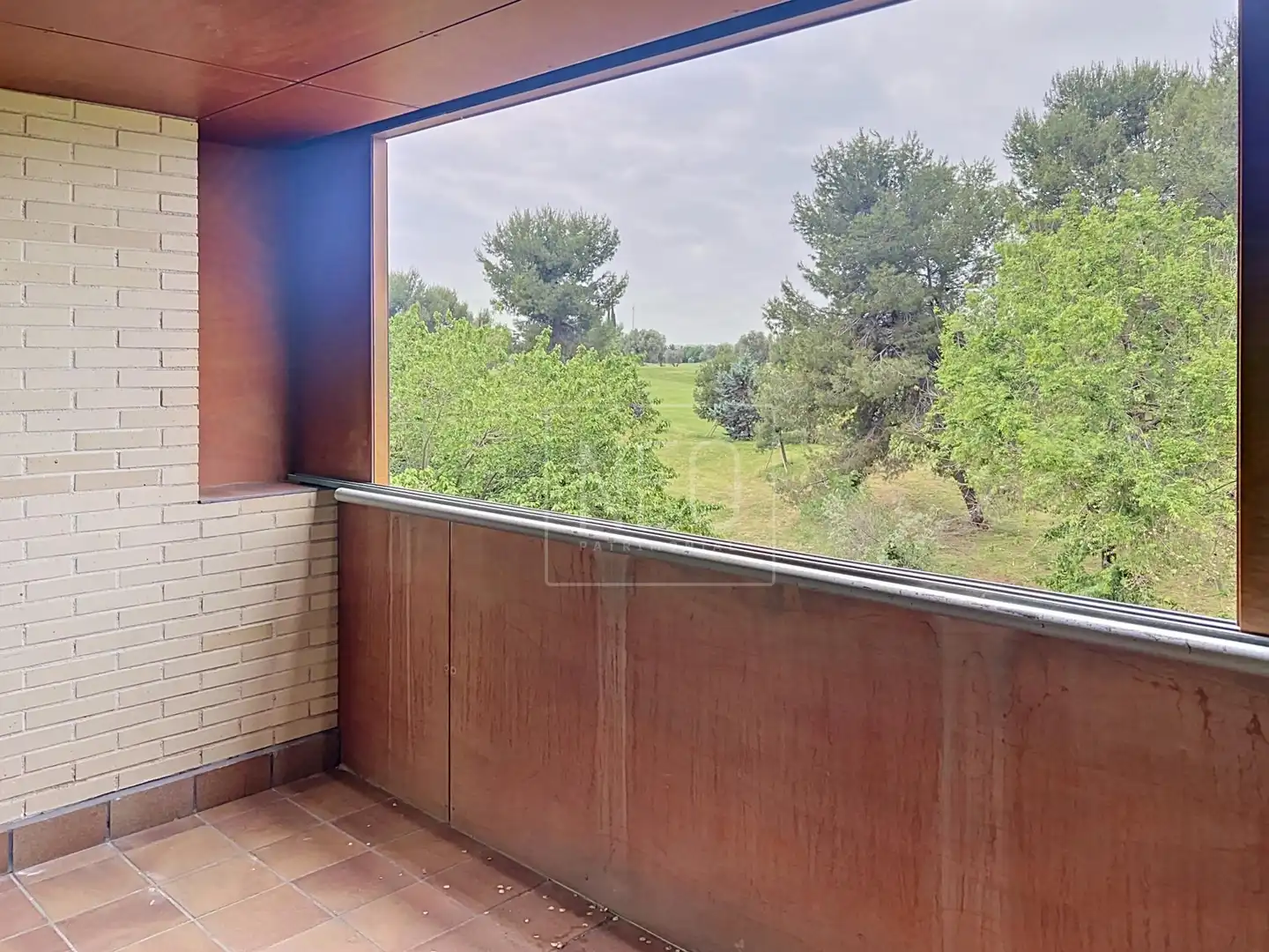 Balcony of Flat for sale in Madrid  with Air Conditioner, Heating and Private garden