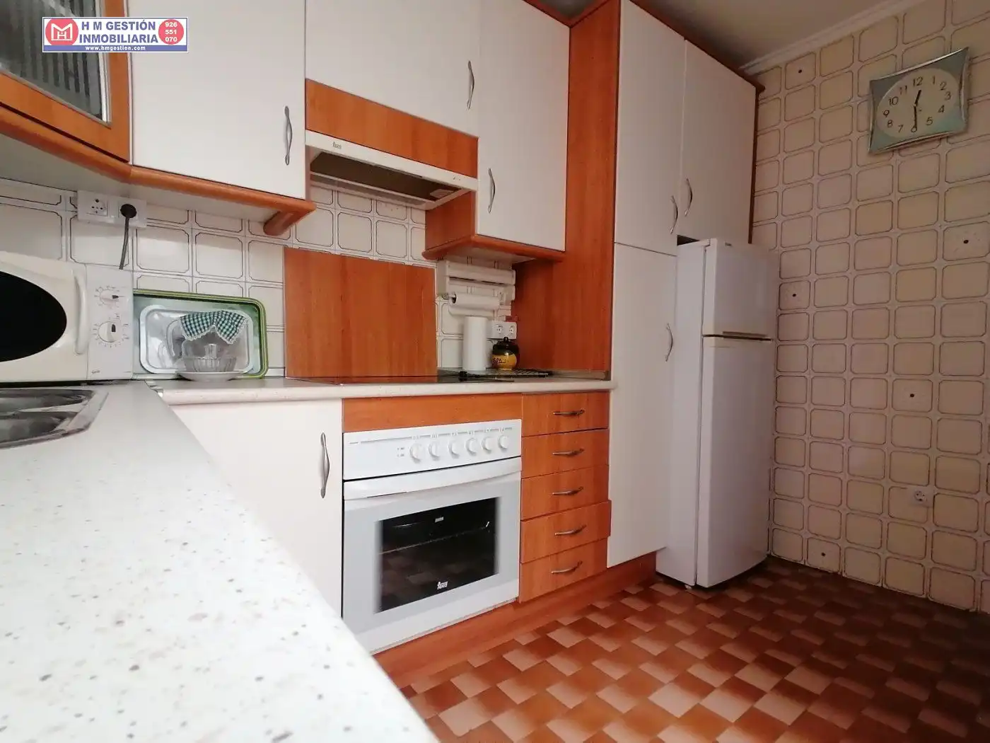 Cocina de Piso en venta en Alcázar de San Juan con Terraza, Amueblado y Balcón