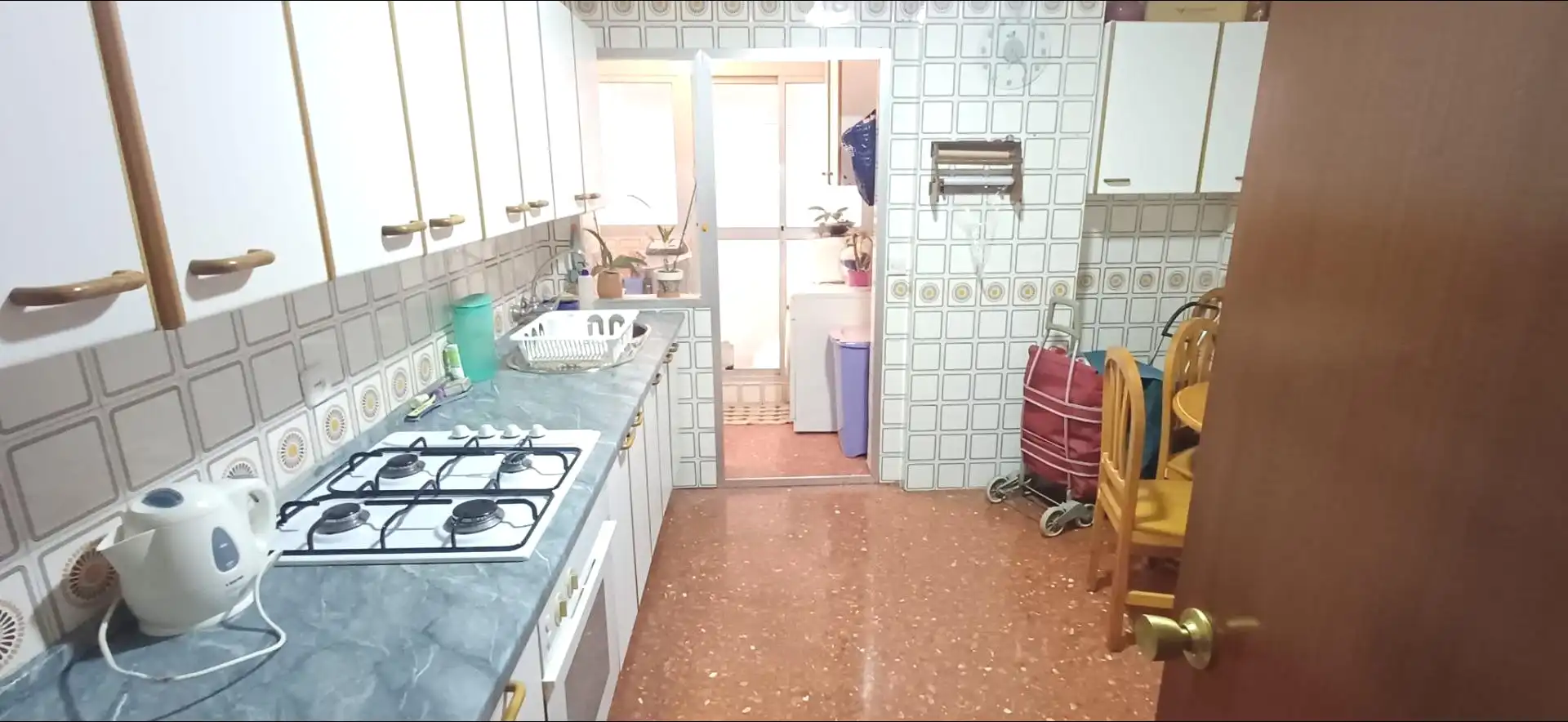 Kitchen of Flat for sale in Málaga  with Air Conditioner and Balcony