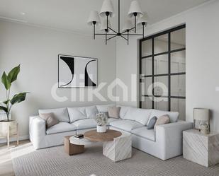 Living room of Flat for sale in  Madrid Capital  with Air Conditioner, Heating and Private garden