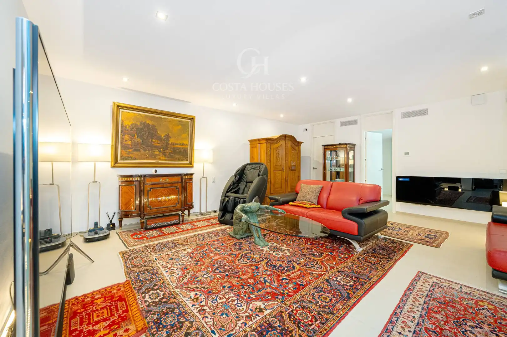 Living room of Houses for sale in Moraira  with Air Conditioner, Heating and Private garden