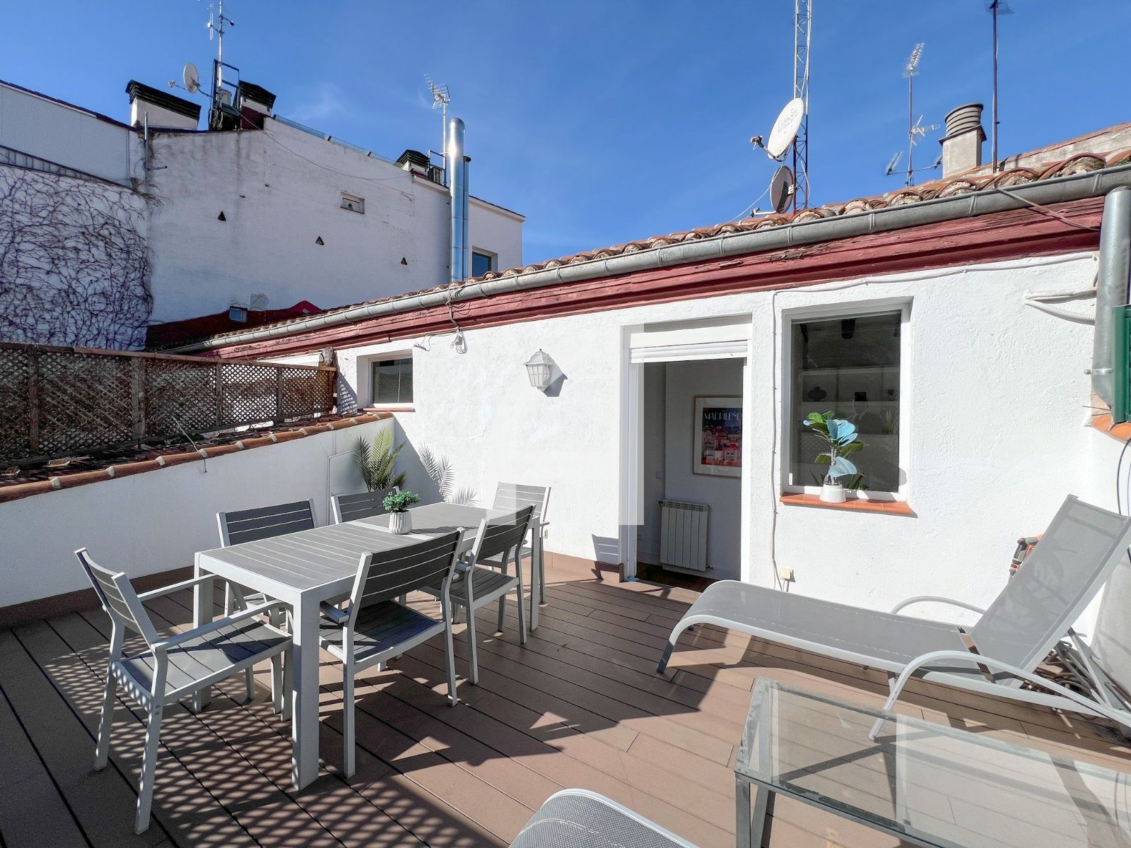 Terrace of Attic to rent in  Madrid Capital  with Air Conditioner, Heating and Terrace