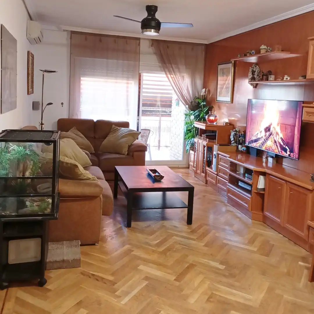 Sala de estar de Apartamento en venta en Ciempozuelos con Aire acondicionado, Parquet y Terraza