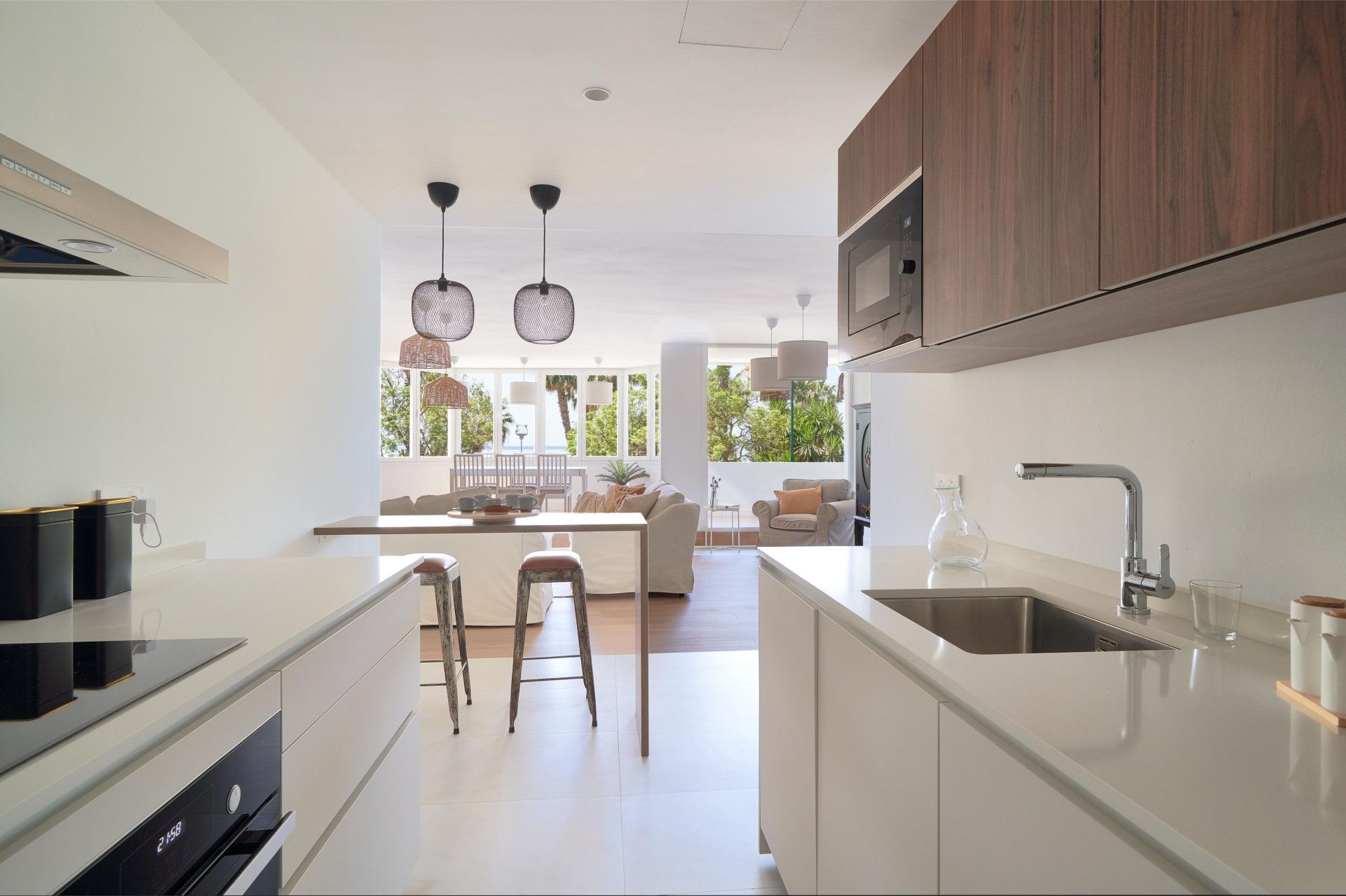 Cuina de Apartament en venda en Málaga Capital amb Aire condicionat, Terrassa i Moblat