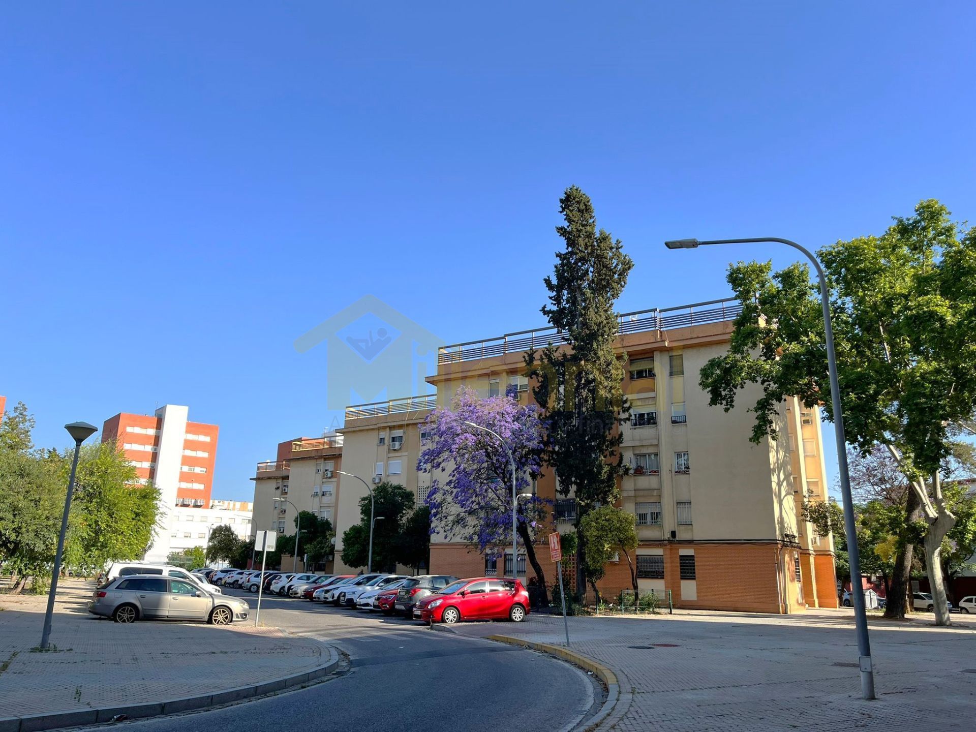 Exterior view of Flat for sale in  Sevilla Capital  with Air Conditioner