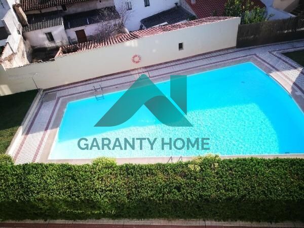 Swimming pool of Flat for sale in Malpartida de Cáceres  with Heating, Storage room and Community pool