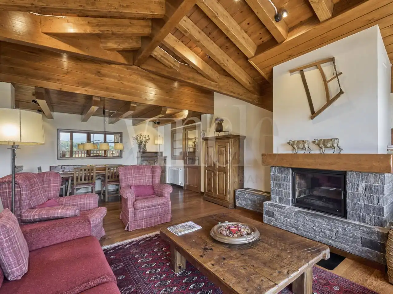 Living room of Duplexes for sale in Puigcerdà  with Heating, Parquet flooring and Terrace