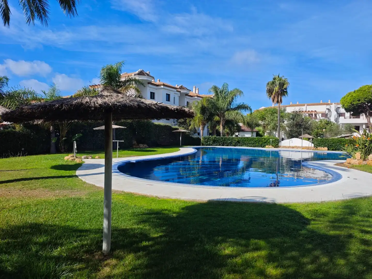 Jardín de Apartamento en venta en Chiclana de la Frontera con Jardín privado, Terraza y Amueblado