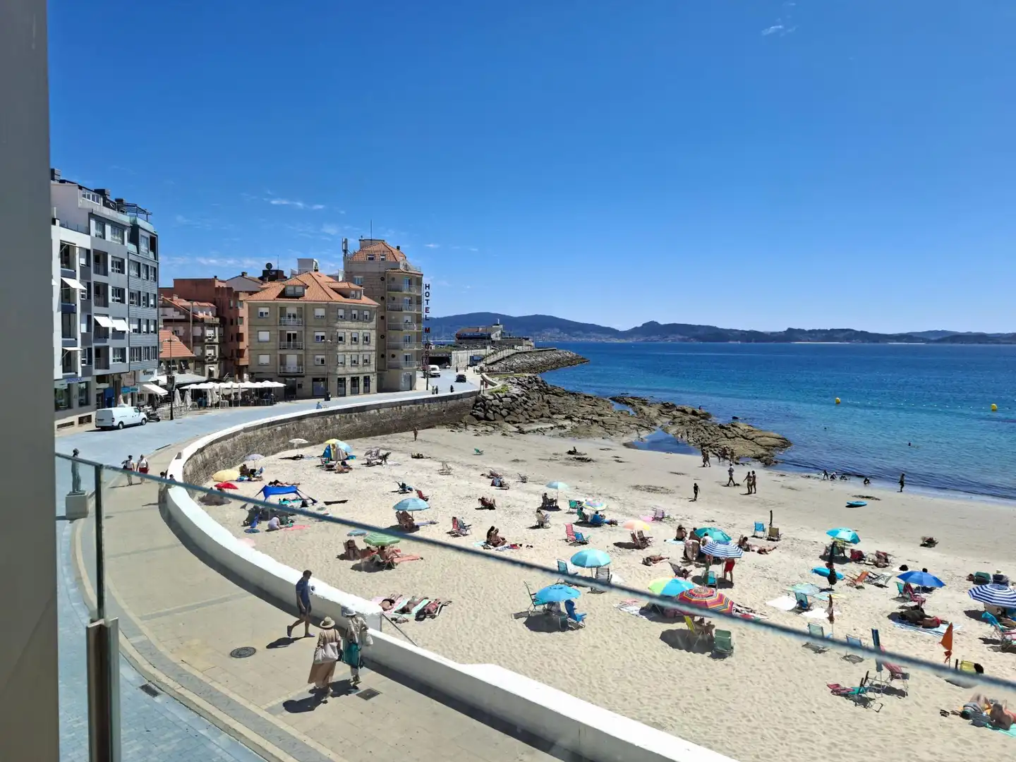 Vista exterior de Pis en venda en Sanxenxo amb Calefacció i Moblat