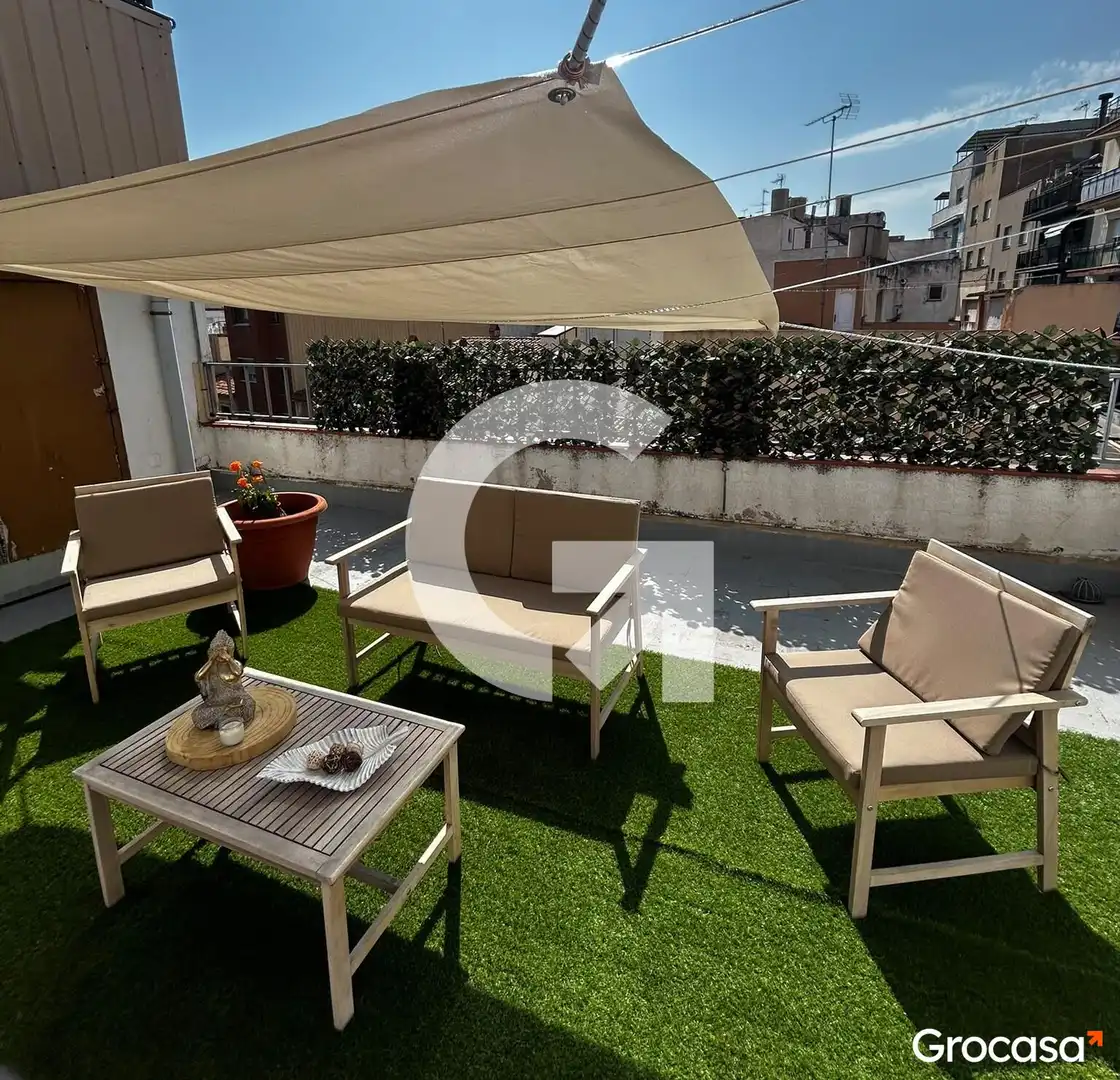 Terrace of Flat for sale in Mataró  with Air Conditioner, Heating and Terrace