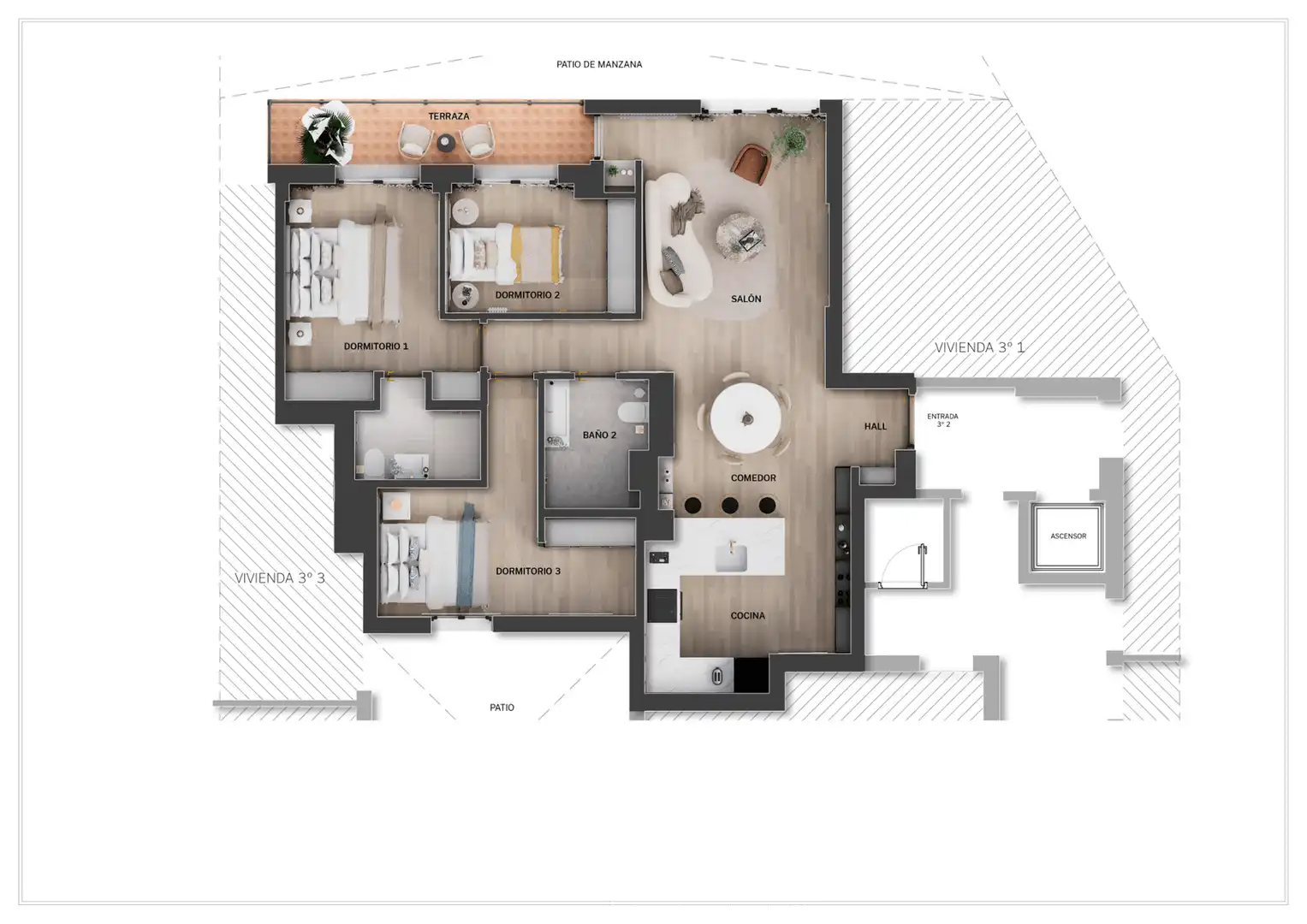 Apartament en venda en Madrid amb Aire condicionat i Calefacció