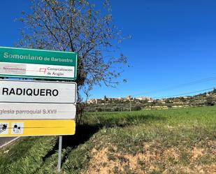 Vista exterior de Terreny en venda en Alquézar