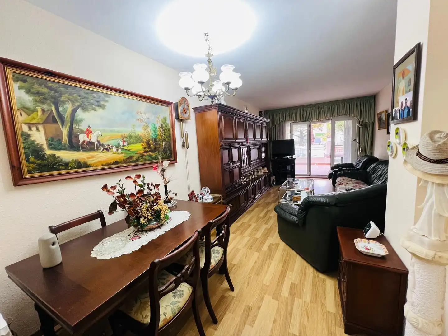 Living room of Apartments for sale in Cunit  with Heating, Parquet flooring and Terrace
