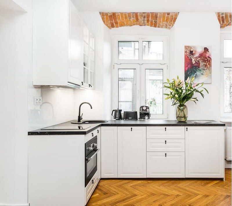 Cocina de Piso de alquiler en Terrassa con Aire acondicionado, Amueblado y TV