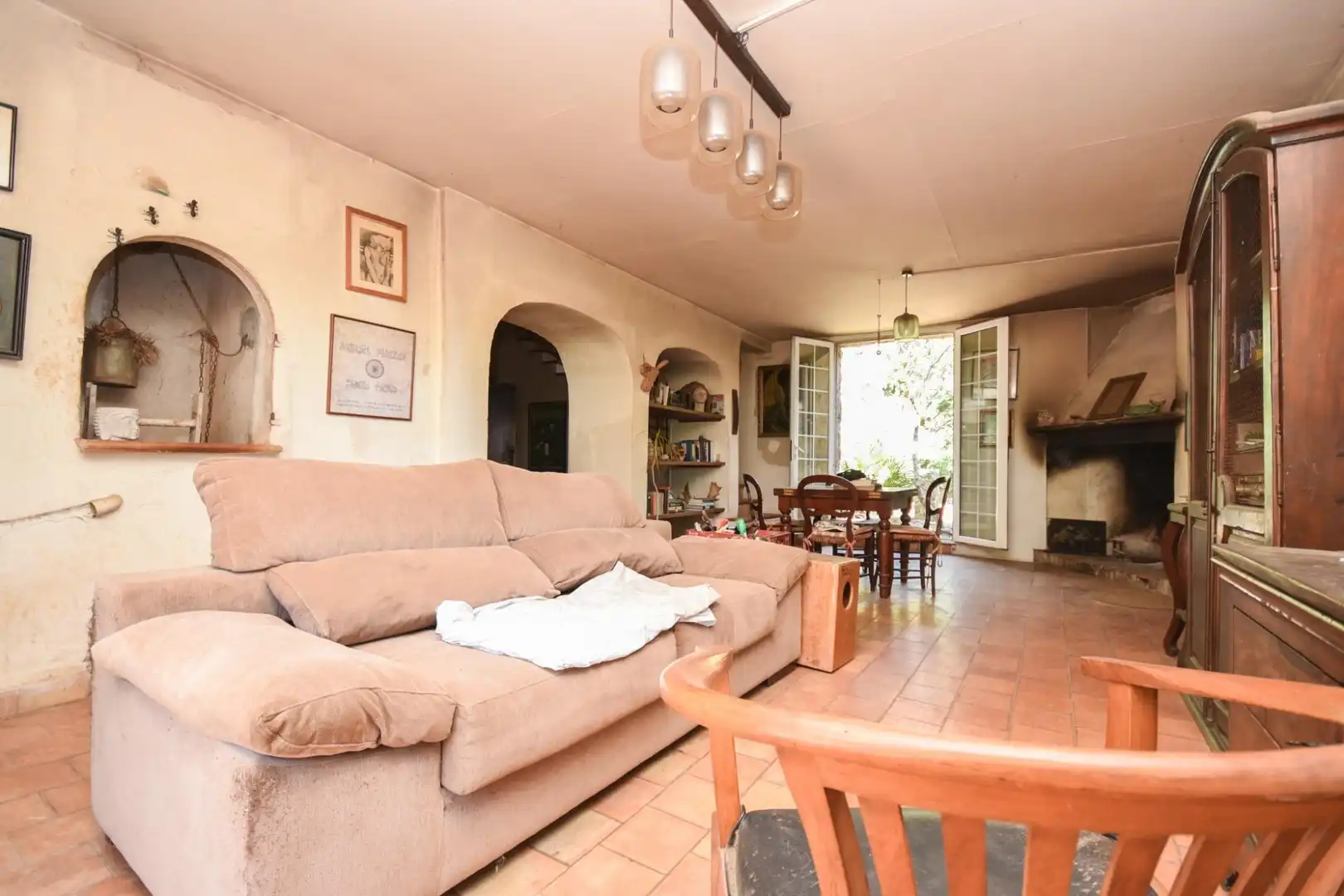 Sala de estar de Finca rústica en venta en Puigpunyent con Trastero