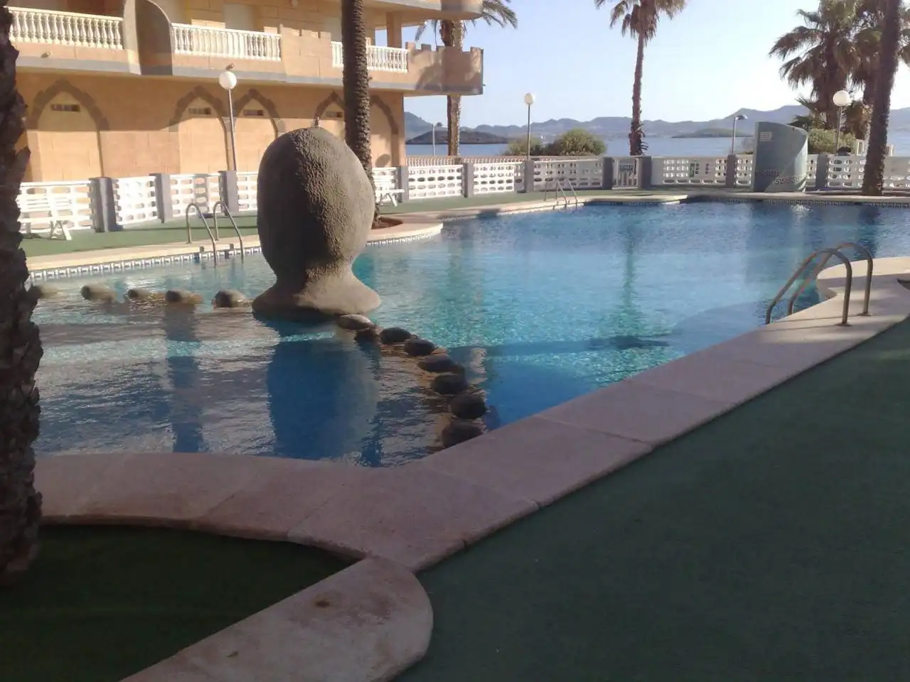 Swimming pool of Attic for sale in Playa del Galán