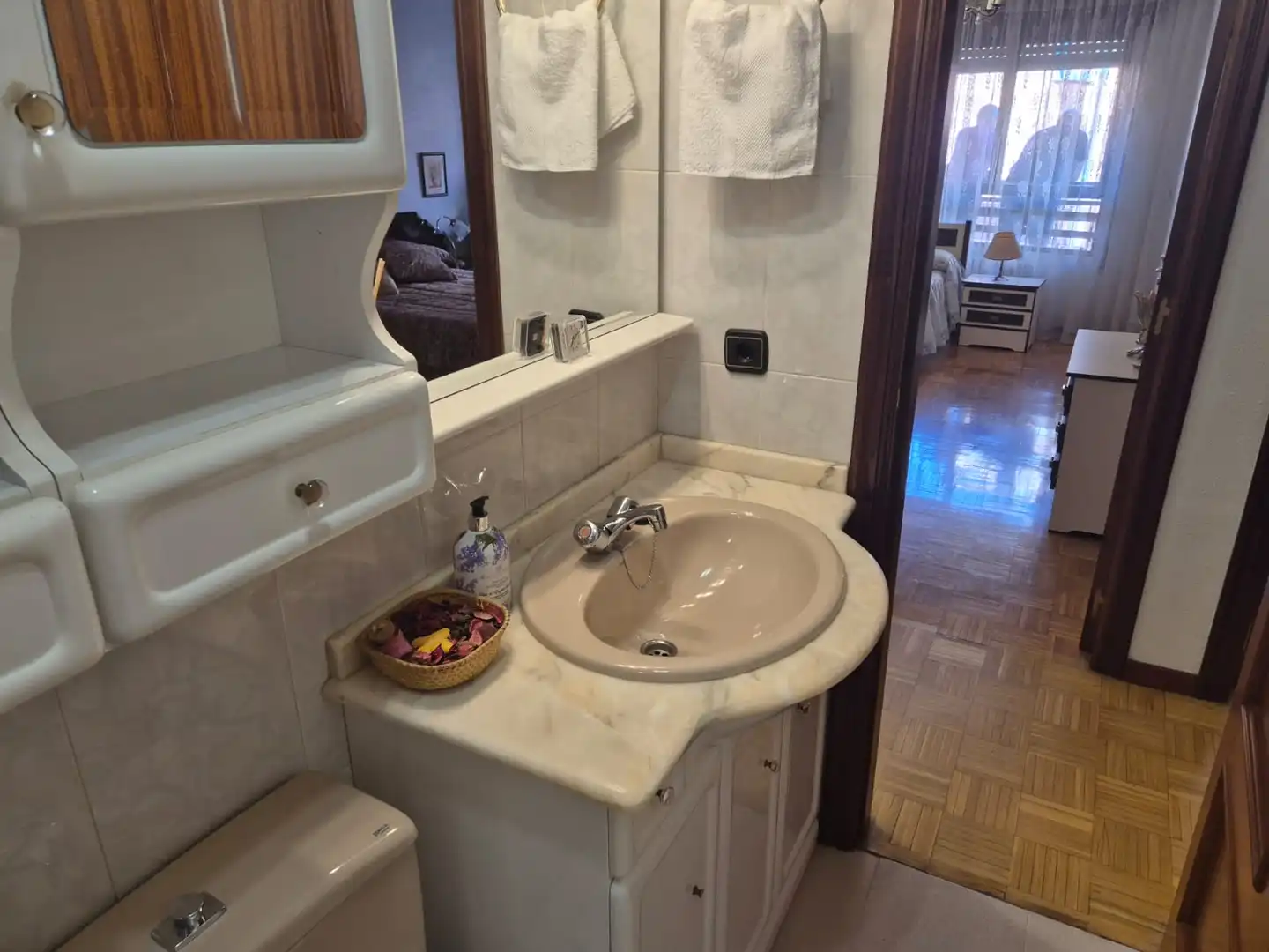 Bathroom of Flat for sale in Palencia  with Heating, Parquet flooring and Terrace