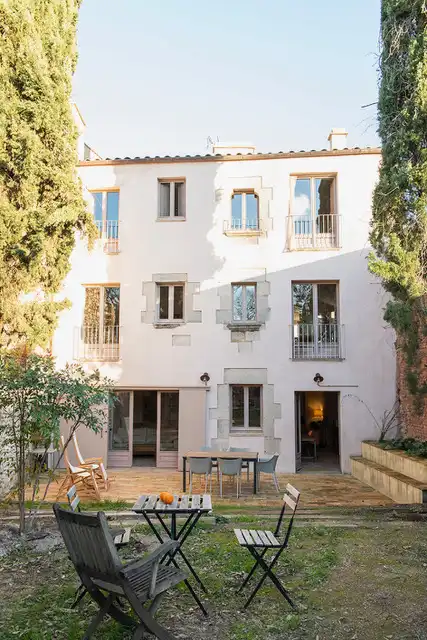 Exterior view of Flat for rent in Girona  with Heating, Terrace and Furnished