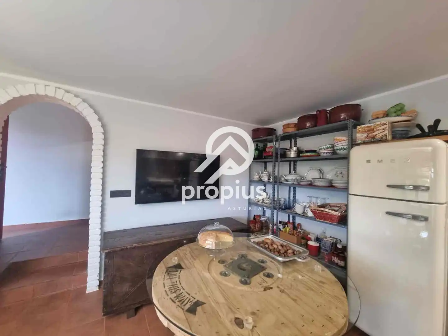 Cocina de Casa o chalet en venta en Ribadesella con Calefacción, Jardín privado y Terraza