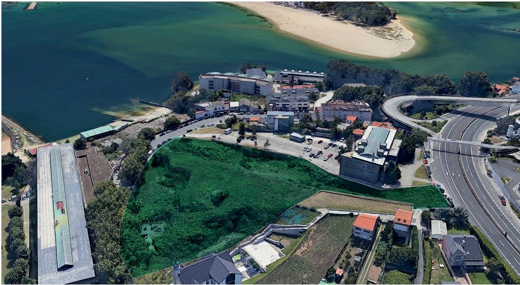 Exterior view of Industrial land for sale in A Coruña Capital 