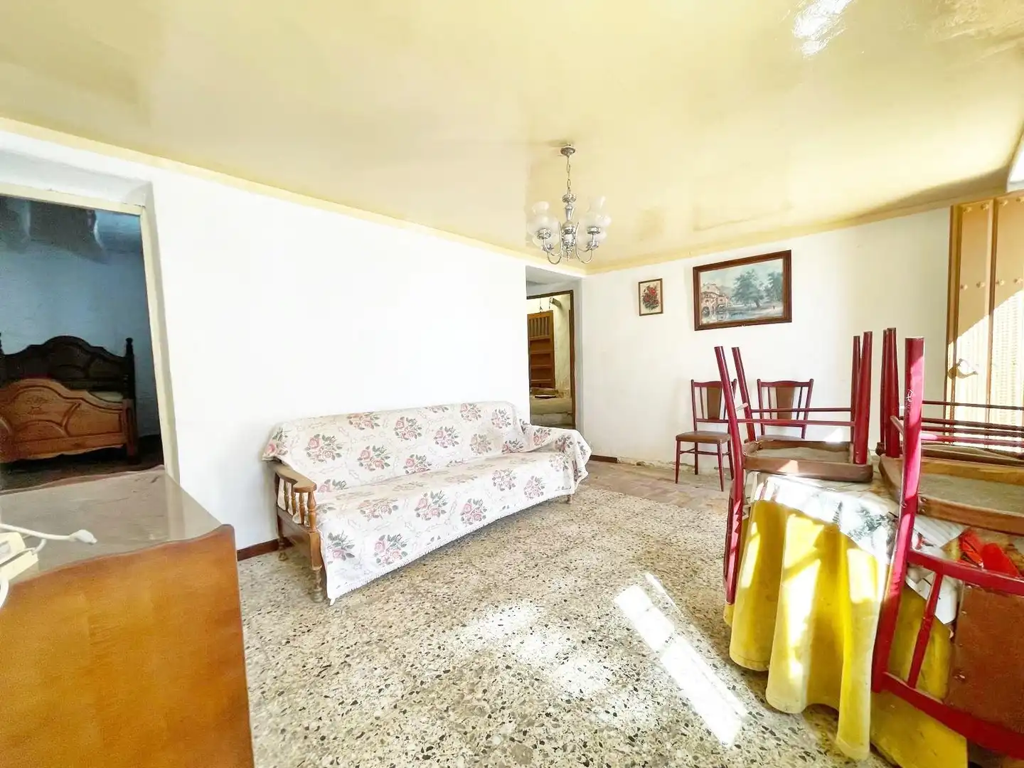 Sala de estar de Casa o chalet en venta en Periana con Terraza, Trastero y Amueblado