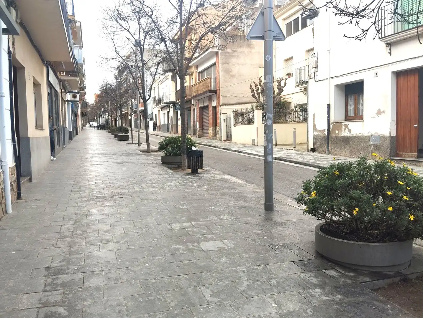 Vista exterior de Garatge en venda en Canet de Mar