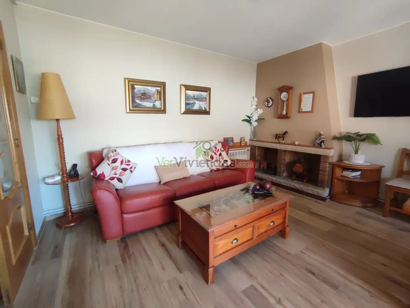 Wohnzimmer von Wohnung zum Verkauf in Viladecavalls mit Klimaanlage, Heizung und Terrasse