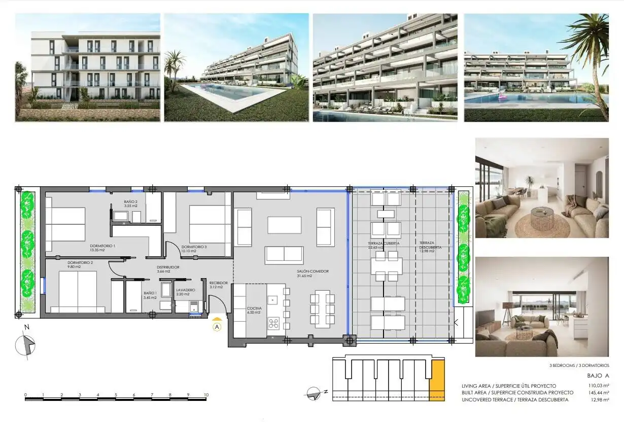 Apartament amb terrassa en venda a Mar Menor de Cartagena – Cabo de Palos, imagen 42