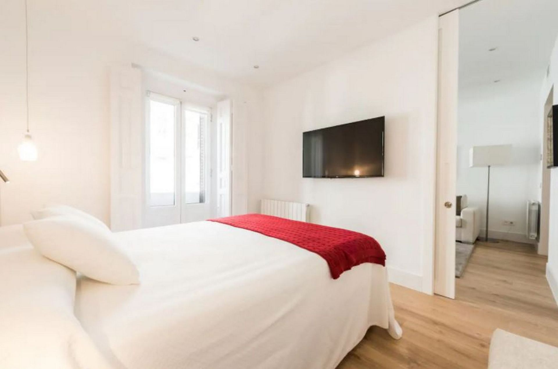 Bedroom of Flat to rent in Bilbao   with Air Conditioner, Furnished and TV